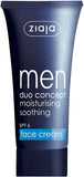 Ziaja MEN Duo Concept Moisturising Soothing Face Cream SPF 6 50ml