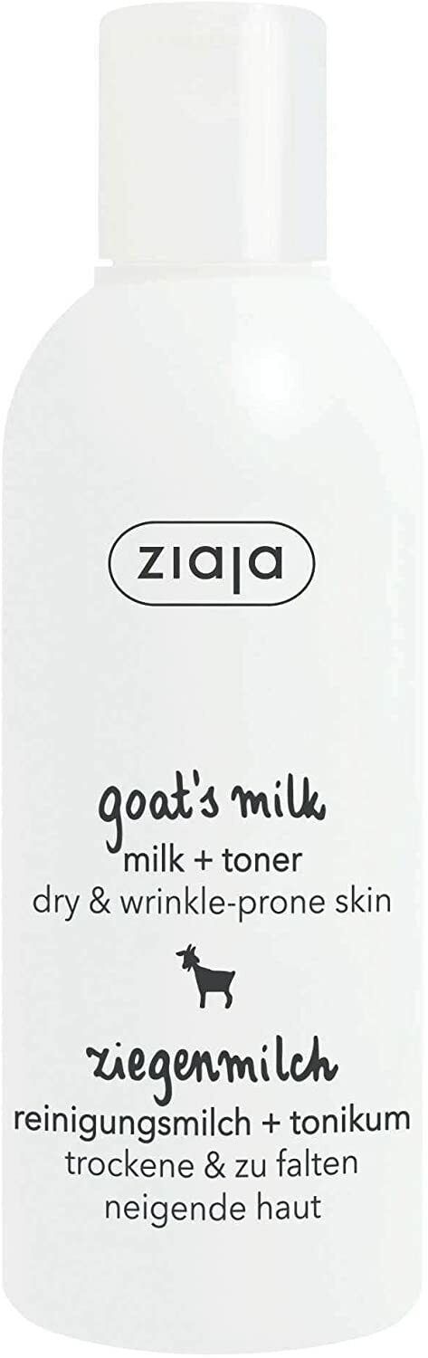 Ziaja Goats Milk Face Toner + Milk Makeup Remover for Dry Skin 200ml