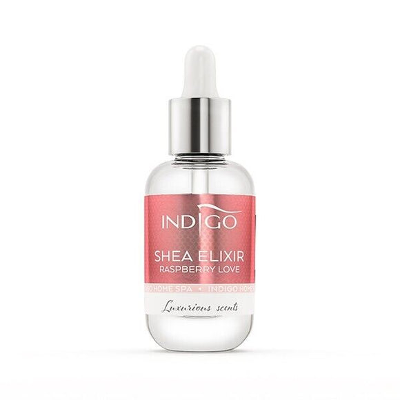 Indigo Keratin Shea Nail Cuticle Elixir Luxurious Scent - Raspberry Love 8ml