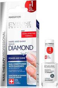 Eveline NAIL THERAPY  Hardening DIAMOND Nail Conditioner Hard & Shiny Nails 12m