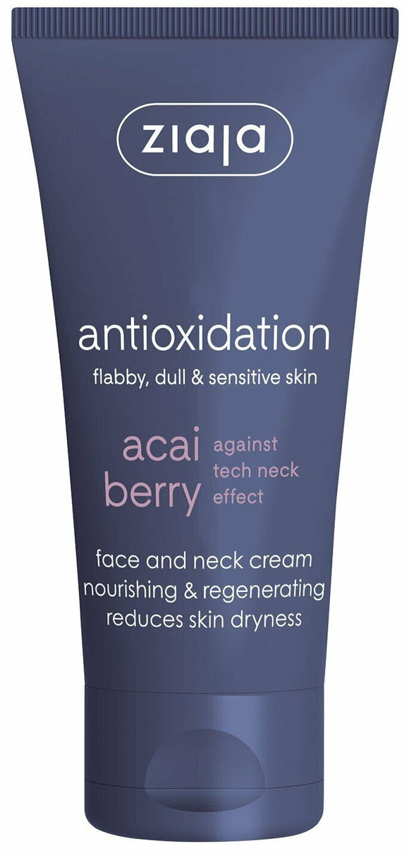 Ziaja Acai Berry Face & Neck Cream Nourishing & Regenerating Antioxidation 50ml