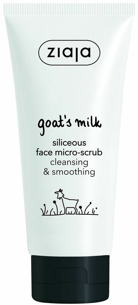 Ziaja Goats Milk Siliceous Face Micro - Scrub Cleansing & Smoothing 75ml
