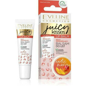 Eveline Juicy Kisses Lip Balm Multi Regenerating Exotic Mango 12ml