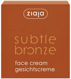 Ziaja Subtle Bronze Face Cream Suntanned Glow for Dull Skin 50ml
