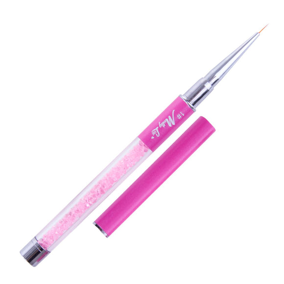 Molly Lac Nail Art Brush 9mm Size 1 Pink 9082