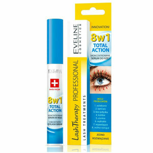 Eveline 8in1 Total Action Concentrated Eyelash Serum Conditioner Mascara Base 10ml