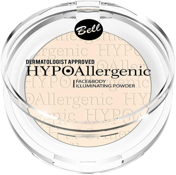 Bell HypoAllergenic Face & Body Illuminating Pressed Powder - Cool 6g