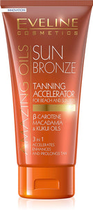 Eveline Amazing Oils Sun Bronze 3in1 Tanning Accelerator Cream 150ml