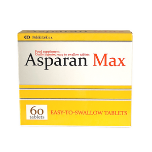 Asparan Max Food Supplements of Magnesium & Potassium 60 Tablets