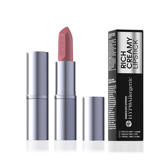 Bell HYPOAllergenic Rich Creamy Lipstick Deep & Creamy Colour - 01 Naked Pink
