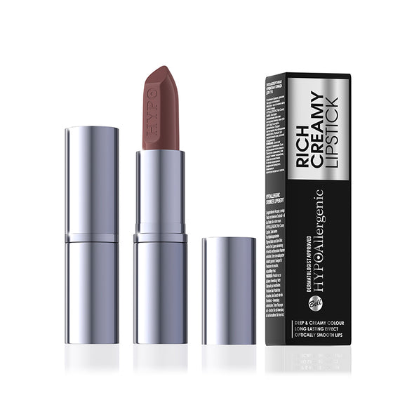 Bell HYPOAllergenic Rich Creamy Lipstick Deep & Creamy Colour - 02 Nude Beige