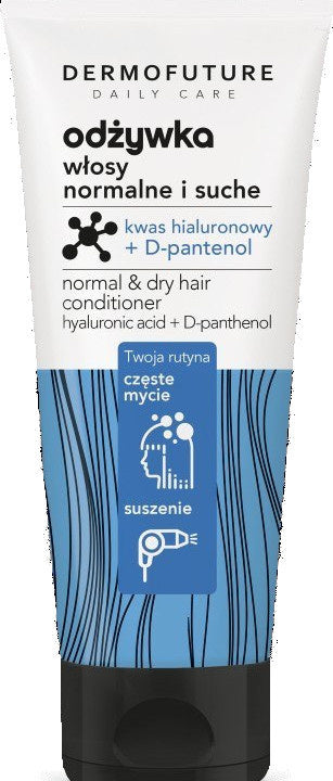 Dermofuture Daily Care Conditioner Normal & Dry Hair with Hyaluronic Acid 250ml