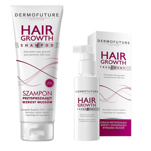 Dermofuture Hair Growth Set Shampoo 200ml + Treatment 30ml Preventing Hair Loss