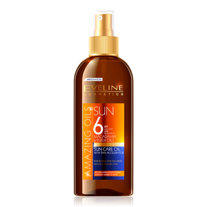 Eveline Amazing Oils Sun Care Oil with Tanning Accelerator SPF6 150ml