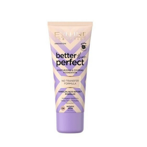 Eveline Better than Perfect Moisturising & Covering Foundation - 04 Natural Beige 30ml