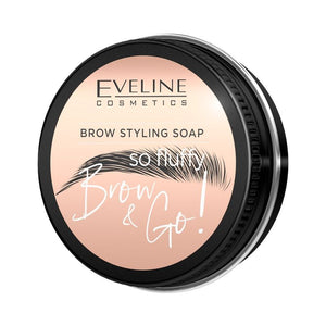 Eveline Brow & Go! So Fluffy Brow Styling Soap Transparent Gel Formula 25g