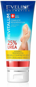 Eveline Cosmetics Revitalum 25% Urea 8in1 Cream-Compress for Cracked Heels 75ml