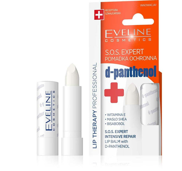 Eveline S.O.S. Expert Intensive Repair Lip Balm with D-Panthenol
