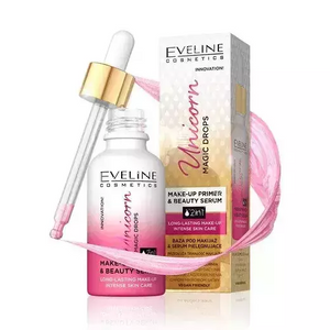 Eveline Unicorn Magic Drops Makeup Serum Beauty Moisturizing Liquid Primer 30ml