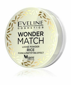Eveline Wonder Match Rice Loose Powder Fixing & Mattifying Effect 6g