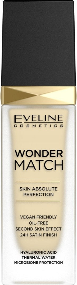 Eveline Wonder Match Skin Perfection Luxury Foundation - 01 Ivory 30ml