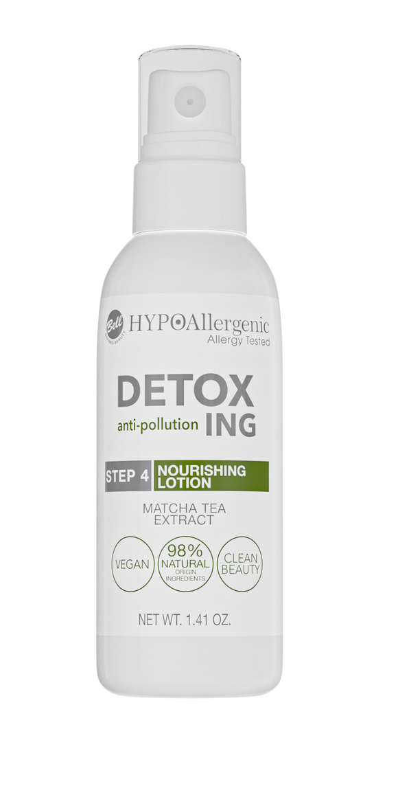 Bell Hypoallergenic Detoxing Nourishing Lotion Face Emulsion with Matcha Tea Extract Anti - Pollution & Vegan 40g