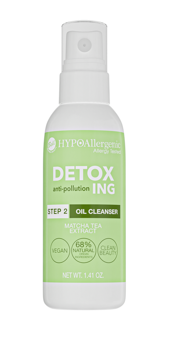 Bell Hypoallergenic Detoxing Oil Cleanser Face Make Up Remover with Matcha Tea Extract Anti - Pollution & Vegan 40g