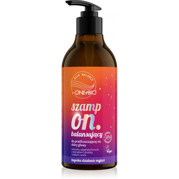 OnlyBio Hair Balance Balancing Hair Shampoo Natural Vegan Formula 400ml