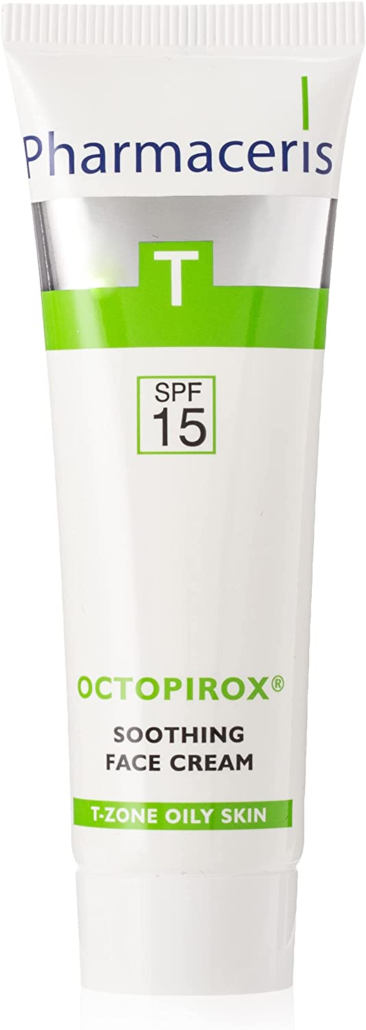 Pharmaceris T Octopirox Soothing Face Cream SPF15 Reddened Flake-Prone Skin 30ml