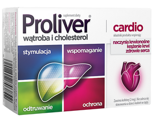Proliver Cardio Food Supplements Supports Liver Functions Digestion Choline 30 Tablets