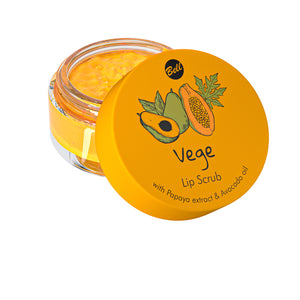 Bell Vege Lip Scrub with Papaya Extract & Avocado Oil Vegan 5g