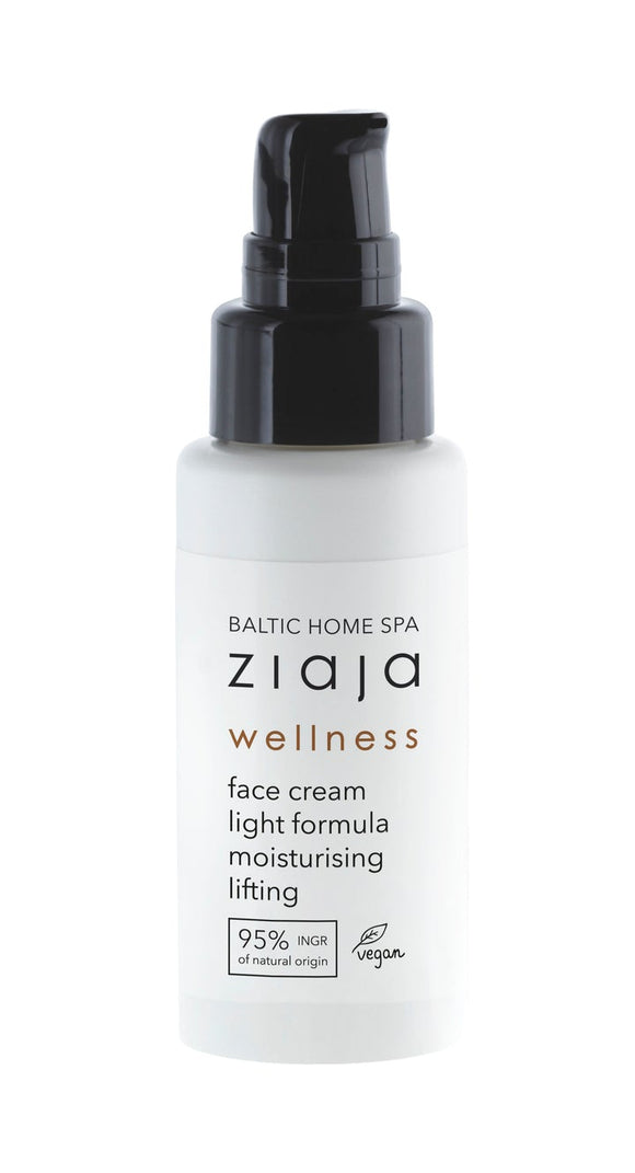 Ziaja Baltic Home Spa Moisturising & Lifting Face Cream Light Formula Vegan 50ml