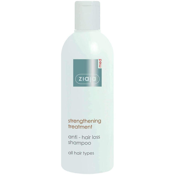 Ziaja Med Anti - Hair Loss Shampoo Strengthening Dermatological Formula for All Hair Types 300ml