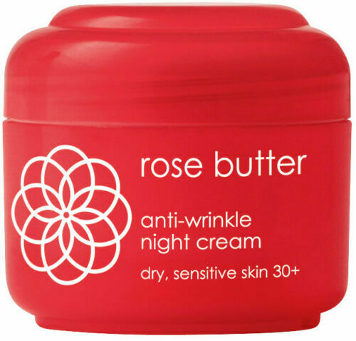Ziaja Rose Butter Anti - Wrinkle Night Cream for Dry & Sensitive Skin 30+ 50ml