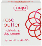 Ziaja Rose Butter Moisturising Day Cream for Dry & Sensitive Skin 30+ 50ml