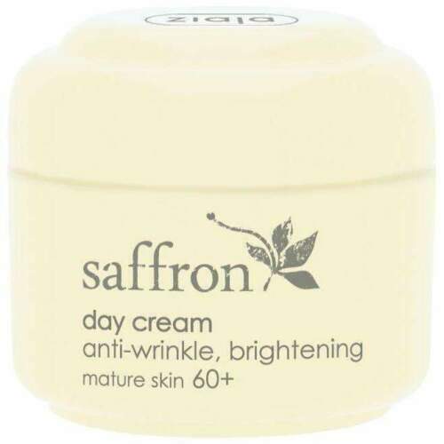 Ziaja Saffron Anti-Wrinkle Brightening Day Face Cream SPF6 for Mature Skin 50ml