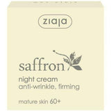 Ziaja Saffron Anti-Wrinkle Firming Night Face Cream for Mature Skin 50ml