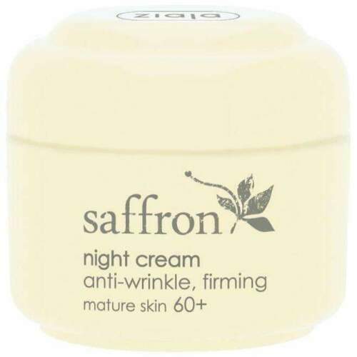 Ziaja Saffron Anti-Wrinkle Firming Night Face Cream for Mature Skin 50ml