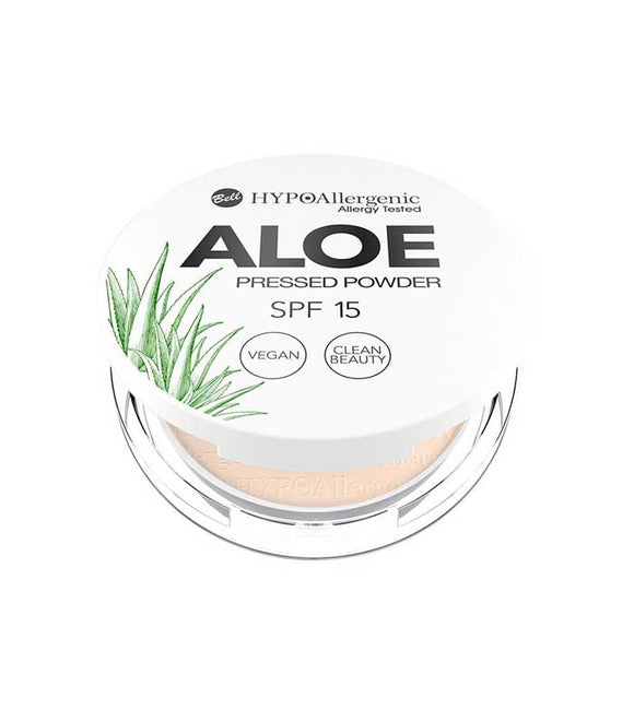 Bell Hypoallergenic Aloe Pressed Face Powder 03 Natural SPF15 Vegan 5g