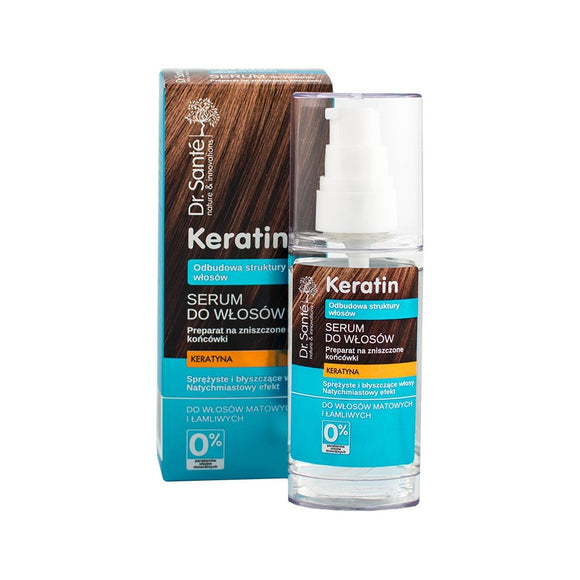 Dr Sante Keratin Hair Serum for Dull and Brittle Hair & Split Ends 50ml
