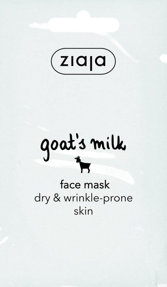 3 x Ziaja Goat's Milk Face Mask for Dry & Wrinkle - Prone Skin 7ml