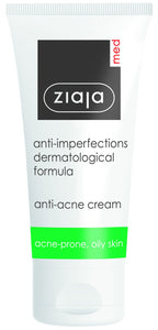 Ziaja Med Anti-Imperfections Acne Balance Face Cream Acne-prone & Oily Skin 50ml