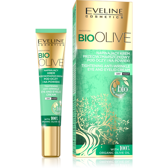 Eveline Bio Olive Tightening Anti-Wrinkle Eye & Eyelid Cream 20ml
