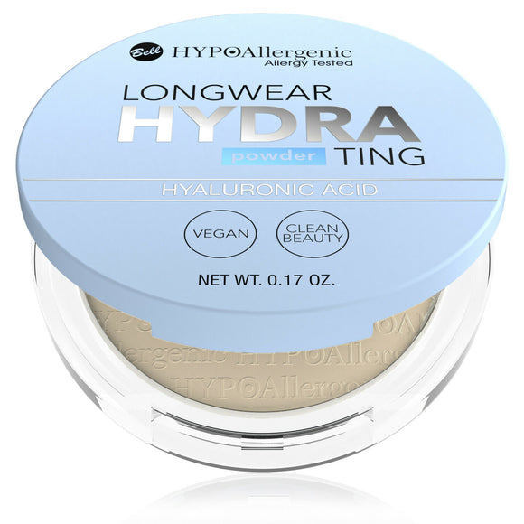 Bell Hypoallergenic Longwear Hydrating Face Powder with Hyaluronic Acid 01 Nude