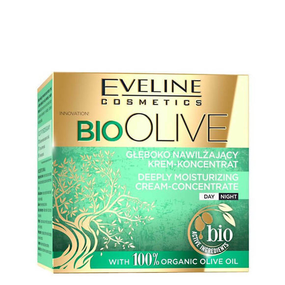 Eveline Bio Olive Moisturizing Face Cream - Concentrate All Skin Types 50ml