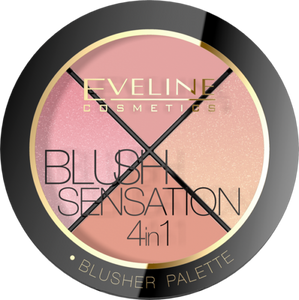 Eveline Blush Sensation 4in1 Blusher Palette for Face 12g