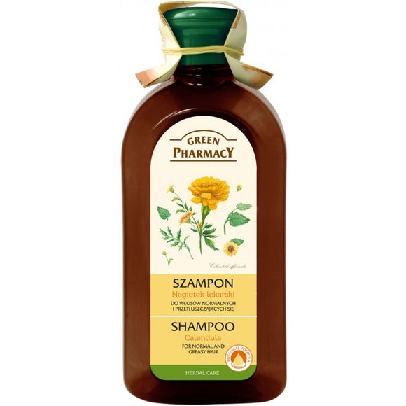Green Pharmacy Hair Shampoo Calendula for Normal and Greasy Hair 350ml