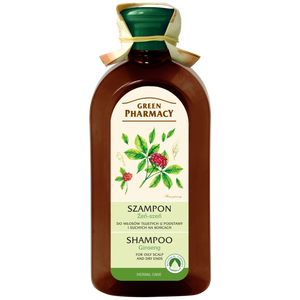 Green Pharmacy Hair Shampoo Ginseng Herbal Oily Scalp & Dry Ends 350ml
