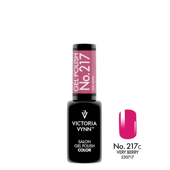 Victoria Vynn Salon Gel Nail Polish Color LED/UV Hybrid 217 Very Berry 8ml