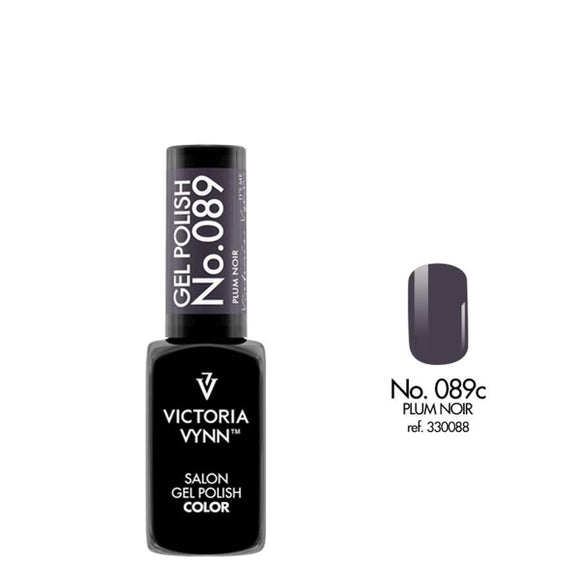 Victoria Vynn Salon Gel Nail Polish Color LED/UV Hybrid 089 Plum Noir 8ml